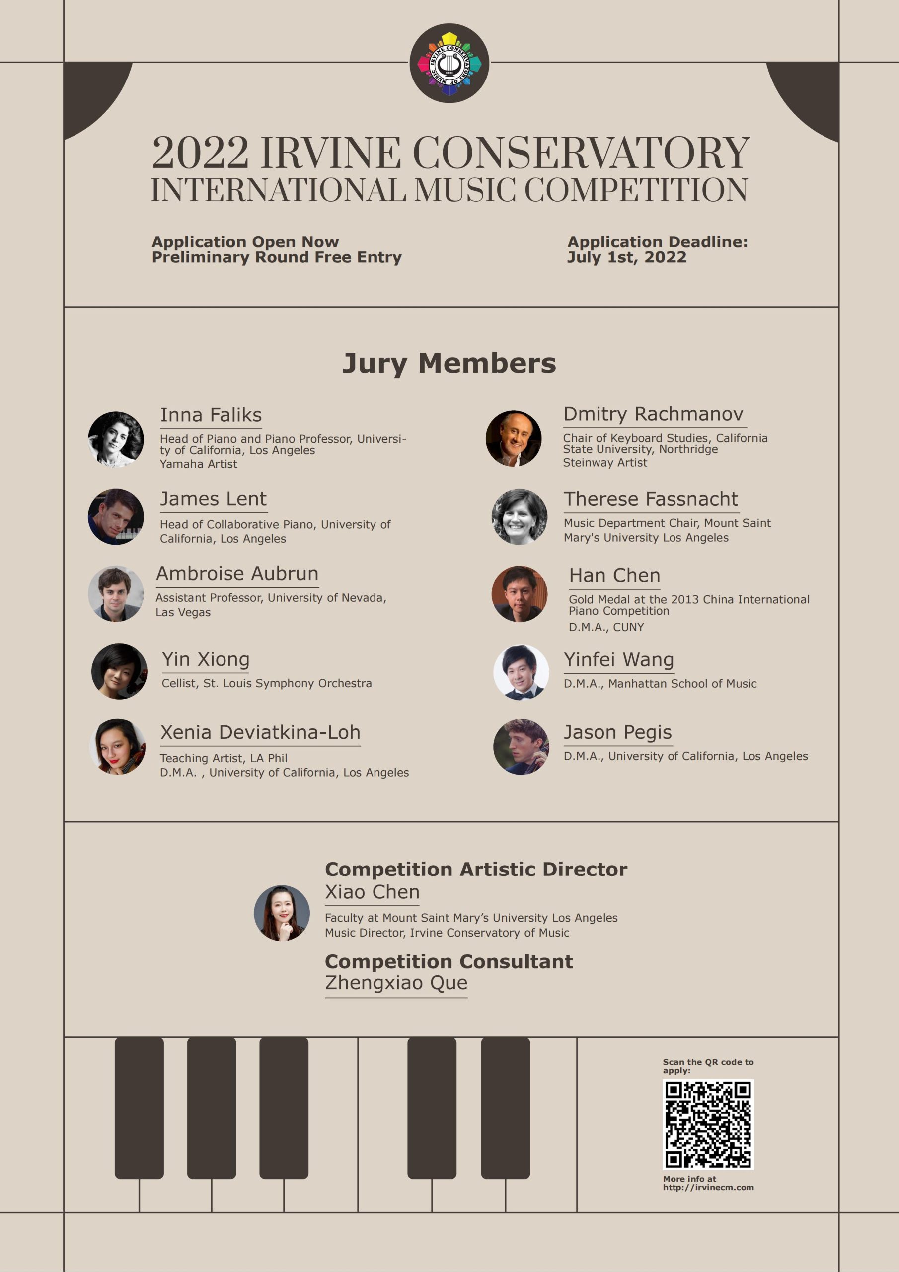 Irvine Conservatory International Music Competition